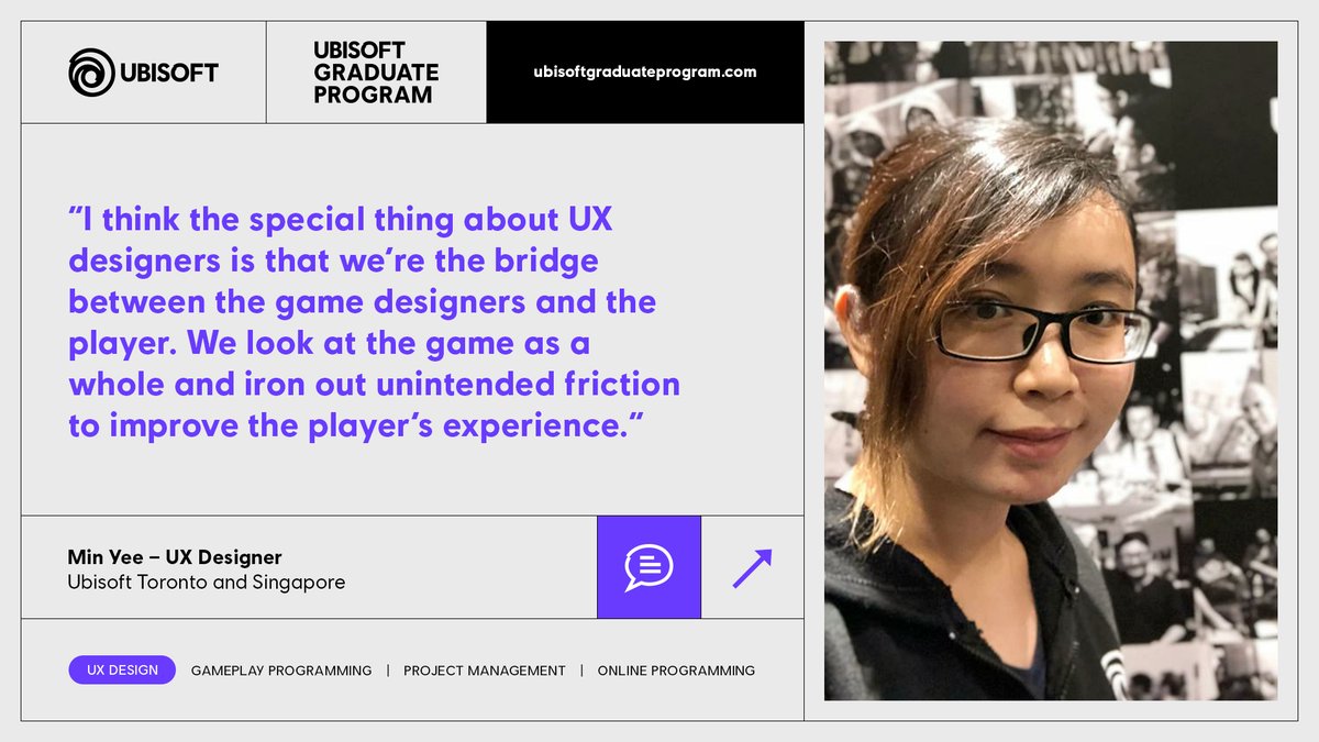 ubisingapore's tweet photo. Fellow graduates! Applications for the #UbiGradProgram UX Design and Project Management tracks are closing this Sunday, 28th February. ๐๐ฎ Donโt miss this chance to kickstart your video game journey alongside our current trainees: https://t.co/g0gWQxLPJR https://t.co/z3UgpHggnv