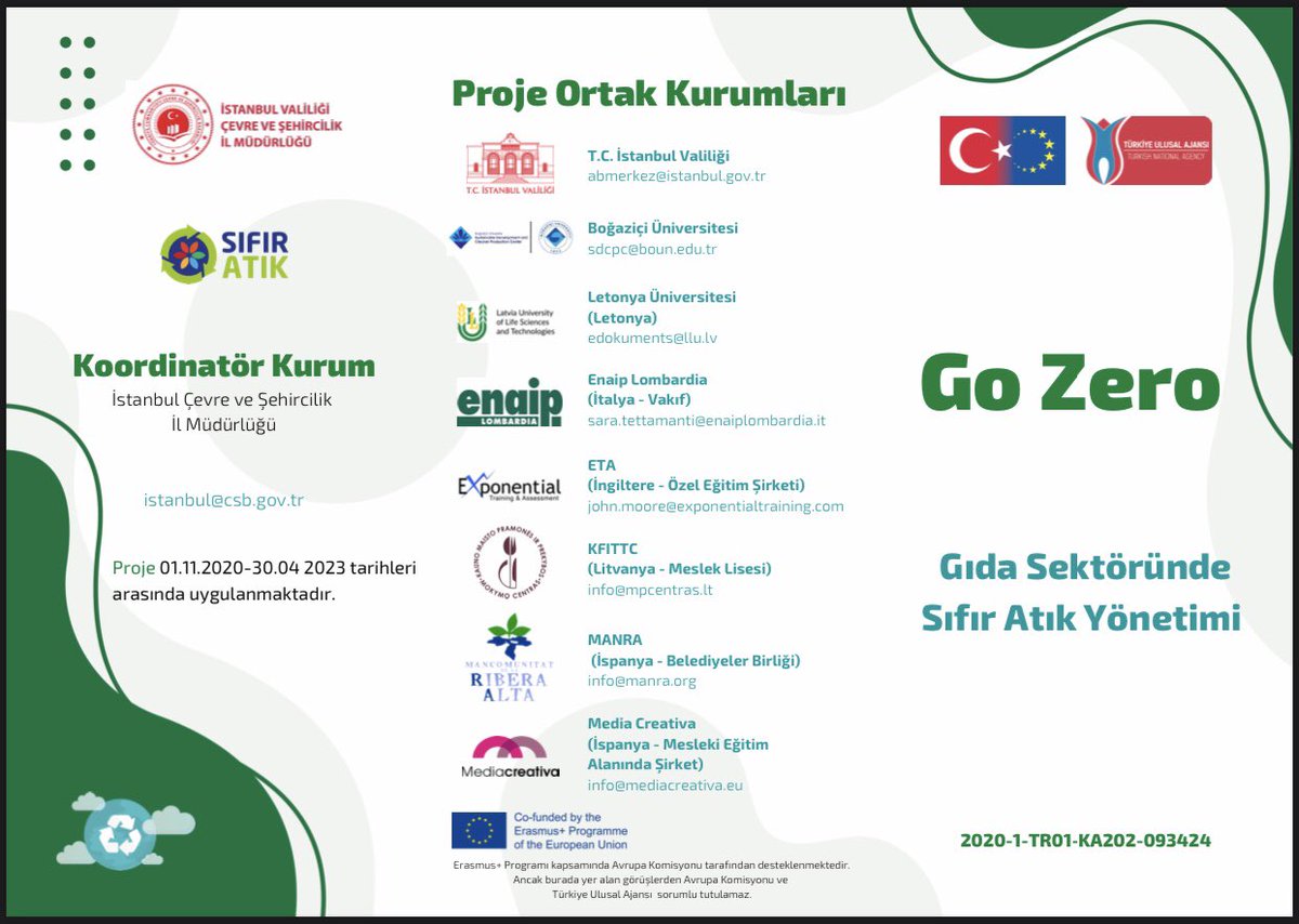istanbul_csb's tweet photo. İl Müdürlüğümüz koordinatörlüğünde hazırlamış olduğumuz “GO ZERO-ZERO WASTE MANAGEMENT IN FOOD SECTOR (Gıda Sektöründe Sıfır Atık Uygulamaları)” projesi Dışişleri Bakanlığı Avrupa Birliği Başkanlığı tarafından kabul edildi.

♻️🌍

Detaylı bilgi için,
⬇️

🔗https://t.co/WLoL7NS8bR https://t.co/KVEZIT4Mda