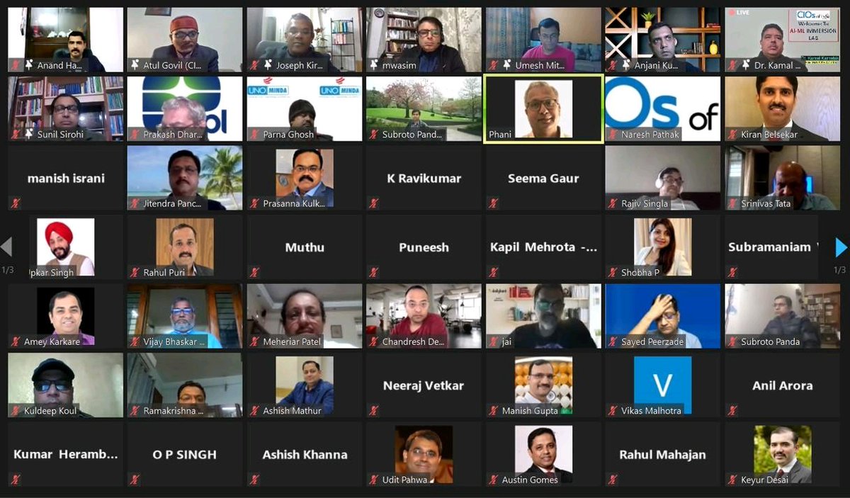 theikigailab's tweet photo. We conducted the AI ML Immersion Lab Program for 100+ CIOs of India in January 2021 as a Knowledge Partner of the EICT Academy, IIT Kanpur.
We are happy to announce that, all 100+ CIOs has successfully completed the program and ready to spearhead their respective organisations. https://t.co/TZXSkwfTVu