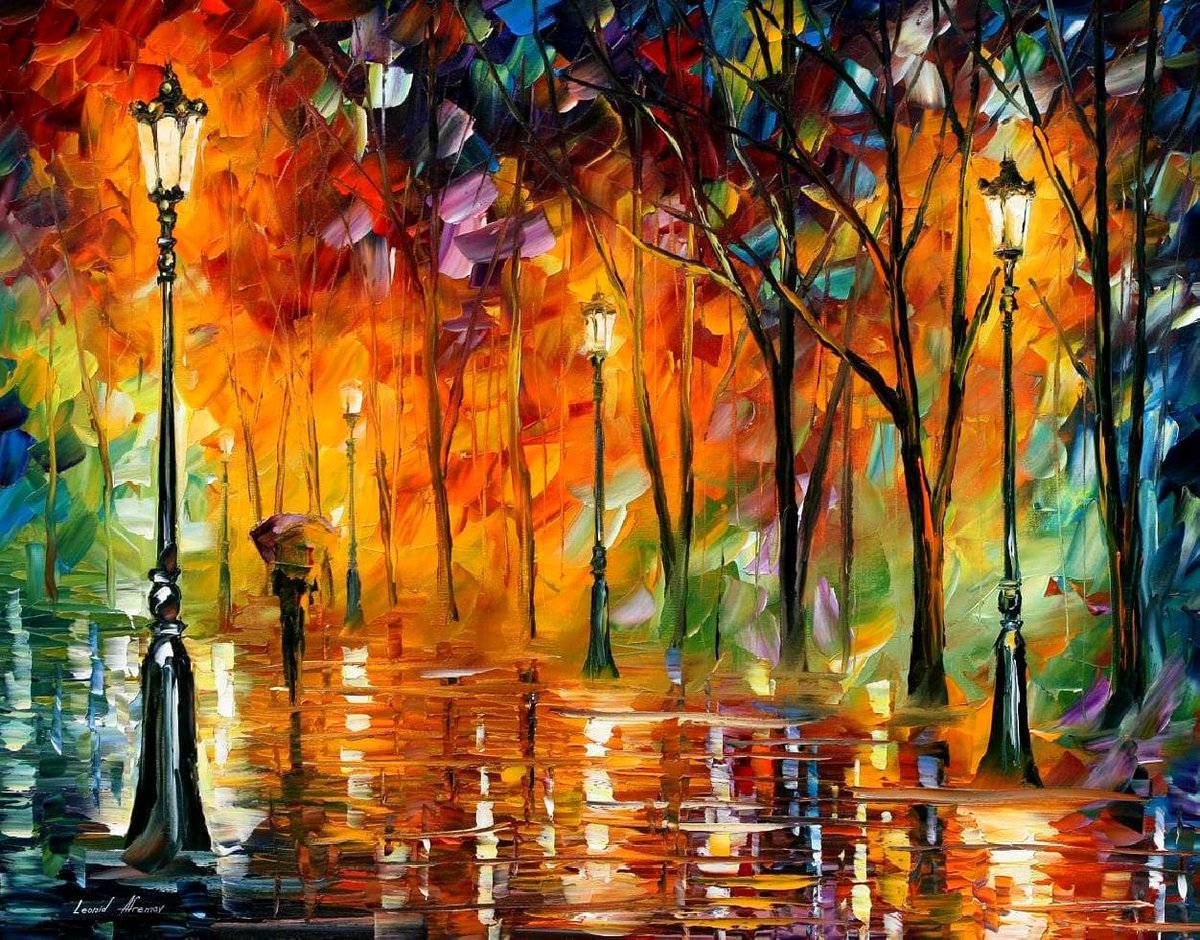 SammersDoc's tweet image. STORM OF EMOTIONS — PALETTE KNIFE Oil Painting On Canvas By Leonid Afremov afremov.com/storm-of-emoti…