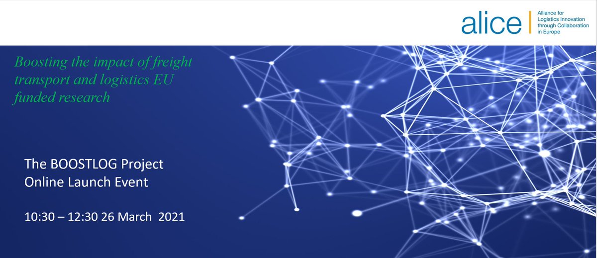 cinea_eu's tweet photo. Interested in R&I on integrated freight #transport & #logistics system?
Don’t miss the #BOOSTLOG project launch event on 26/3!
The project looks into successful implementations of results from #EU-funded R&I projects.
🆓registration 👉https://t.co/jzv8ZOpEPj
#H2020Transport https://t.co/zpnlVxK2LO