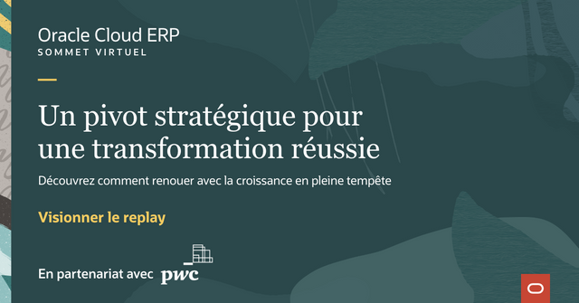 PascalGouelo's tweet photo. Visionnez la session d’une heure en replay et découvrez les 4 leviers à actionner pour aider votre entreprise à sortir renforcée de la crise @OracleERPCloud https://t.co/tQ8ksdD7mb https://t.co/Co2xTvdV5V