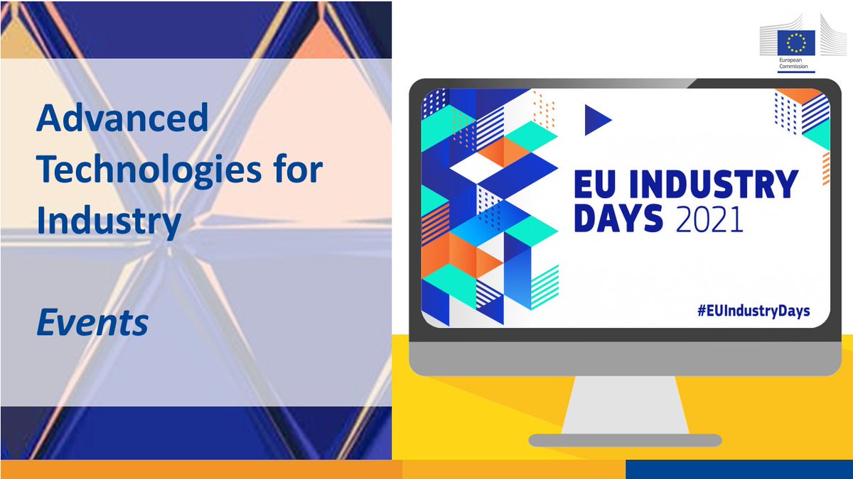 Attending #EUIndustryDays on 23-26 February? Visit the Advanced Technologies for Industry project's (#ATIeu) virtual stand to learn more about the uptake of #advancedtechnologies across #Europe: bit.ly/2ZJdntC 
#EUindustry @EU_EASME @EU_Growth