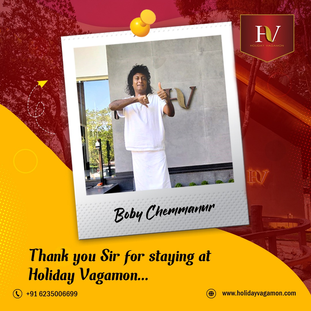 Sir Boby Chemmanur visited and stayed at Holiday Vagamon.
 We are delighted to note that you had a pleasant experience.
@Boby_Chemmanur

#holidayvagamon #vagamon #bobychemmanur #treehouse #swimmingpool #campfire #vagamonholidays #natureresort #IdukkiHills #kerala #idukki