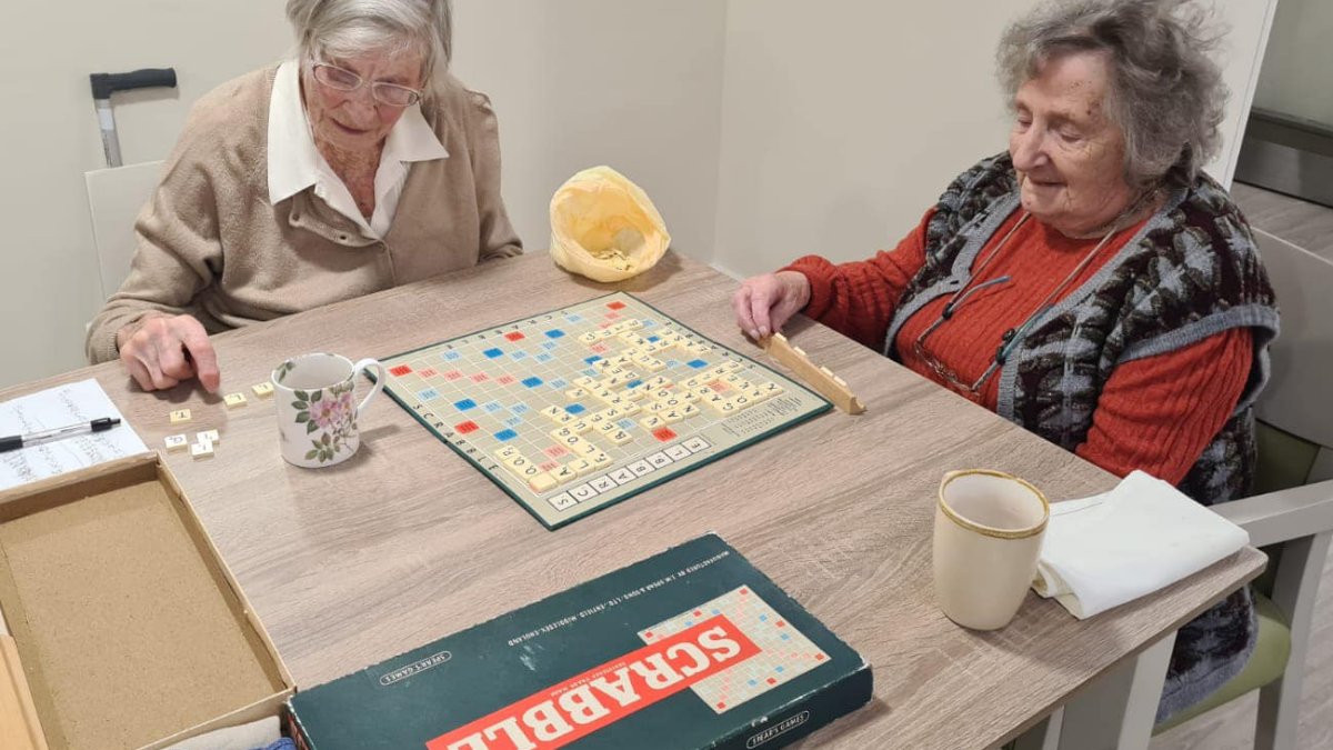 FremantleTrust's tweet image. Back on the Scrabble board at Mulberry Court. May the best woman win... 😊🥇