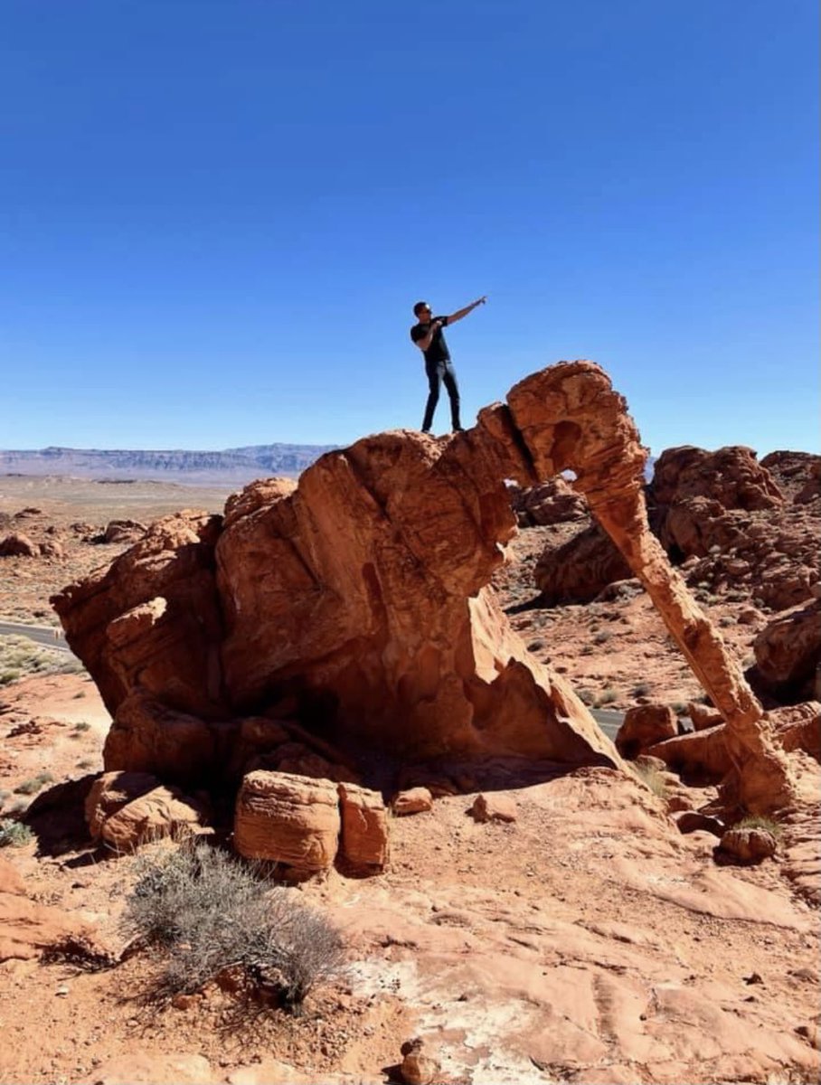 StephenLCrouch's tweet image. Valley of Fire State Park  , Elephant Rock