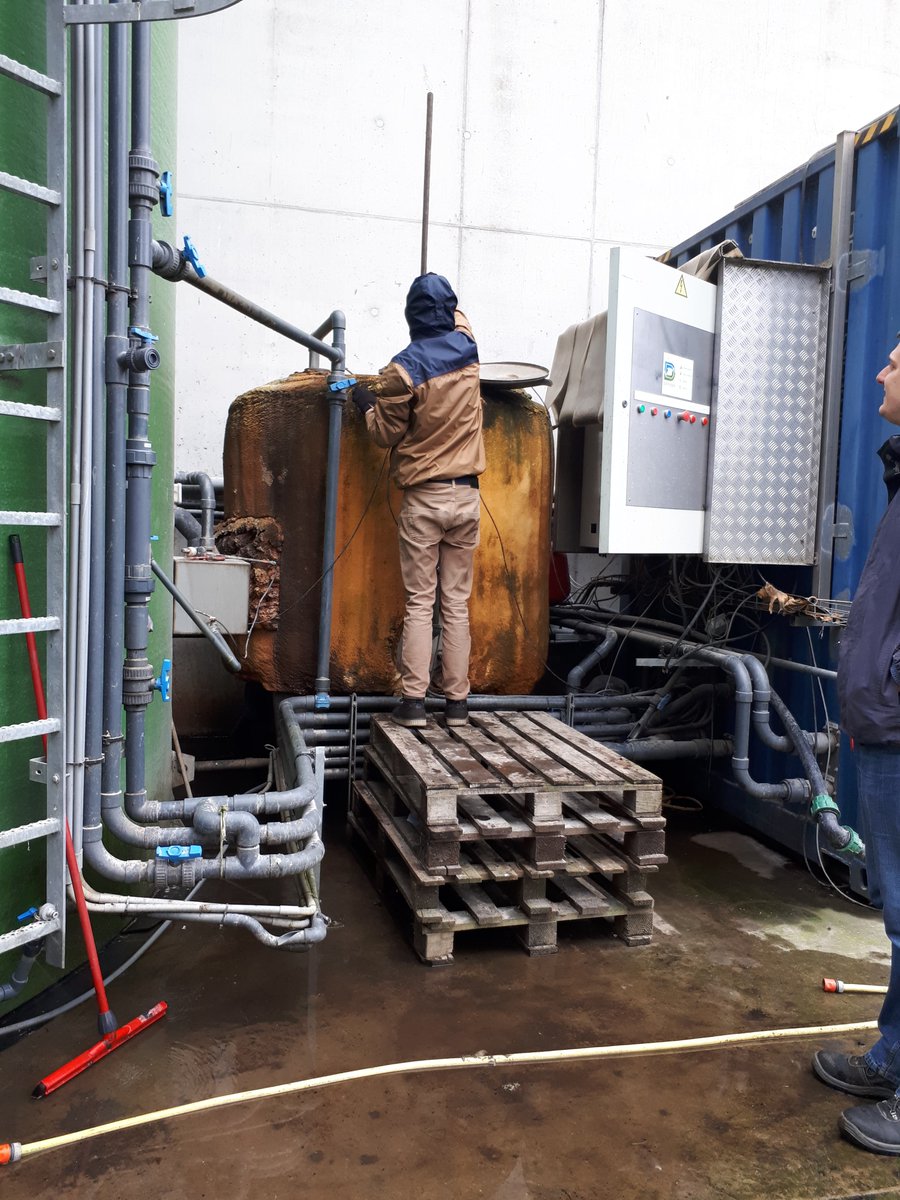 fertimanure's tweet photo. The ๐ง๐ช #pilot plant, at the Ivaco Farm, located in the city of Gistel โ Belgium, is already operational. This pilotโs goal is to efficiently recover high added- value #BiobasedFertilisers from pig slurry. @ugent @Bioref_Cluster @Leitat @AlgaEnergy @WUR @fertinagro https://t.co/vU8tQ6UkLK