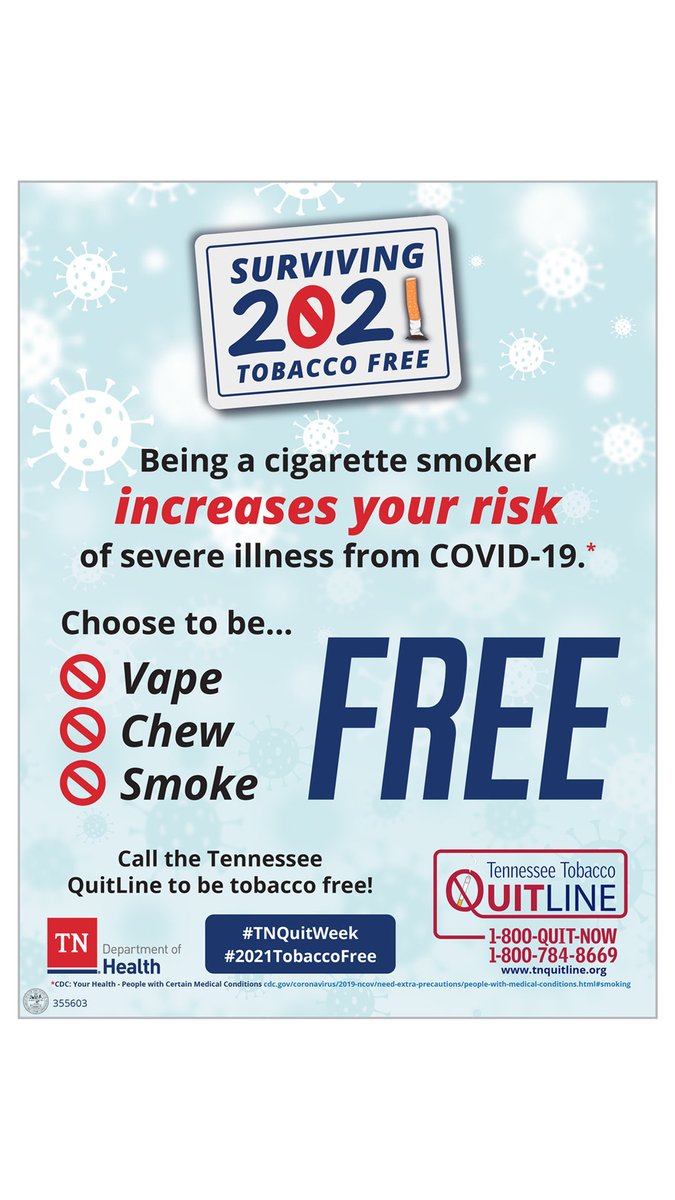 BradleyCentral's tweet photo. #TNQuitWeek #TNSTOPVAPE #TNSTOPTOBACCO #DitchJUUL #TNSTRONG #2021TobaccoFree https://t.co/kbsc9dIAgx