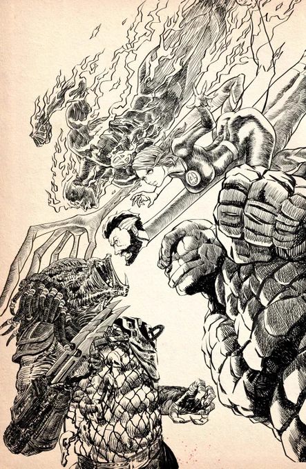 FANTASTIC FOUR #32
SUPERLOG PREDATOR VAR
https://t.co/Lhs83Divu8
#Marvel #Predator #FantasticFour 