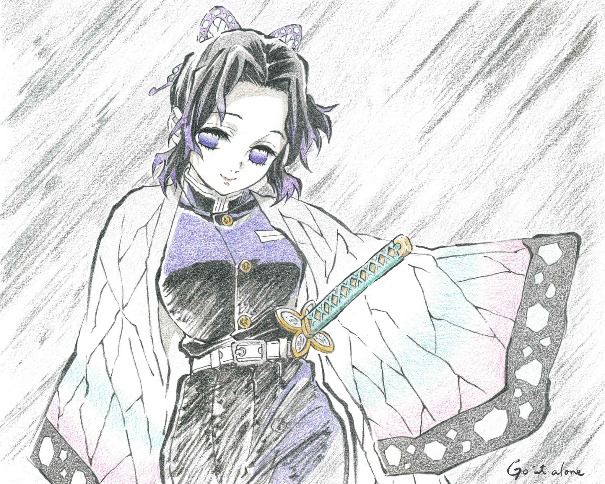 鬼滅の刃 立志編 アイキャッチビッグポスター 胡蝶しのぶ 鬼滅の刃 | アイキャッチ一覧 | Demon Slayer Eyecatchers