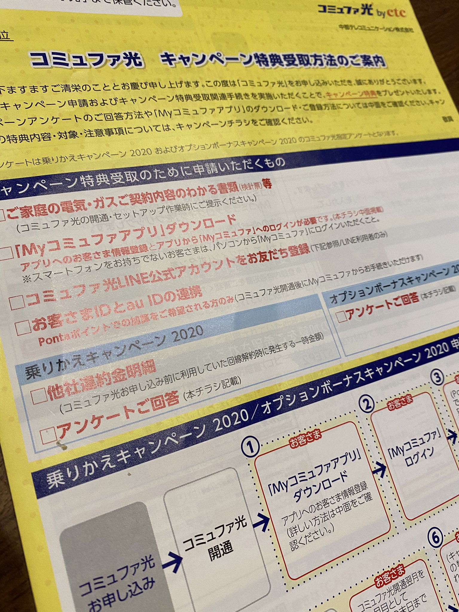 Piccom コミュファ光の乗り換えキャンペーンでの手続き終了 これで乗り換え違約金の円がキャッシュバック 貰えるものは徹底して貰わないと 忘れたら負けです笑 あ ネットは快適です キャッシュバック コミュファ光