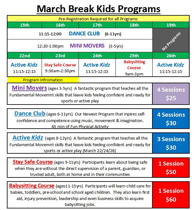 Enderby Rec Services (@enderbyrec) on Twitter photo Check out the March Break Kids Programs being offered by Enderby & District Recreation Services. Registration starts Feb. 23rd. Limited spaces available & PHO Polices & procedures are in place. Call 250-838-2665 or email recreation@enderby.ca for more information. #springbreak Check out the March Break Kids Programs being offered by Enderby & District Recreation Services. Registration starts Feb. 23rd. Limited spaces available & PHO Polices & procedures are in place. Call 250-838-2665 or email recreation@enderby.ca for more information. #springbreak