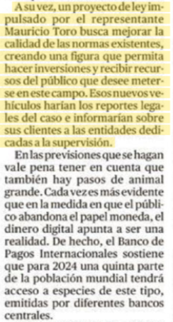 MauroToroO's tweet photo. 📈El precio del #Bitcoin sigue creciendo!
Con nuestro Proyecto de #PlataformasCripto, buscamos cuidar a los usuarios, para que las plataformas de intercambio de criptoactivos operen con normas claras,evitando fraudes y dando seguridad a las operaciones de intercambio
@ELTIEMPO👇🏼 https://t.co/HNBeyoCkrs