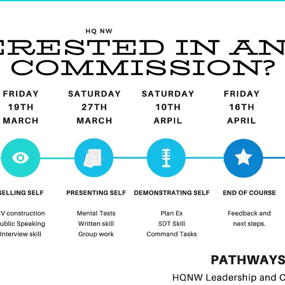 Dept_ColCdt_NW's tweet photo. Interested in #cadetforce #commission
@RegionalSupportTeamHQNW are accepting bids from counties for #PathwayProject
Speak to your county for detail. https://t.co/idFk5l8mrf https://t.co/6xSFbtJgAA