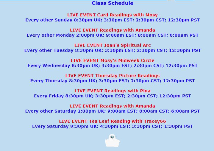 Mediumysticscom's tweet image. Dear friends, 

We hope you are all well, and coping as well as possible in these strange times 

We have some great news as our fantastic Staff have added some extra classes.
(link:mediumystics.boards.net/page/mediumyst…)