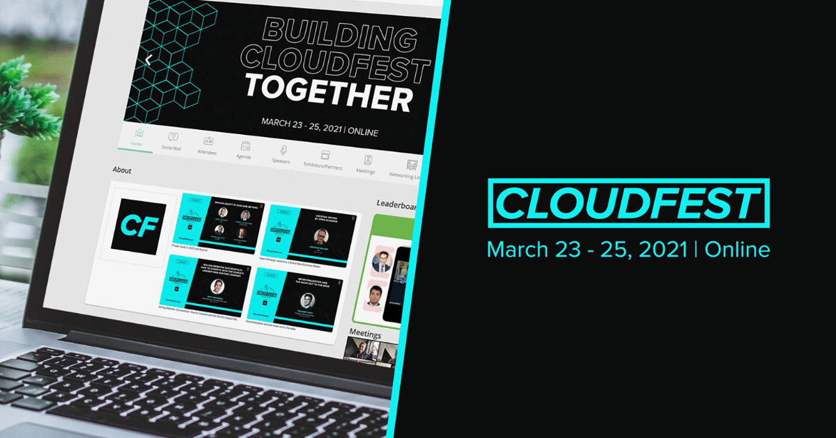Don't miss! CloudFest 2021: The World's #1 Cloud Conference on 23-25 March.  bit.ly/3scWUdD #Iwork4Dell