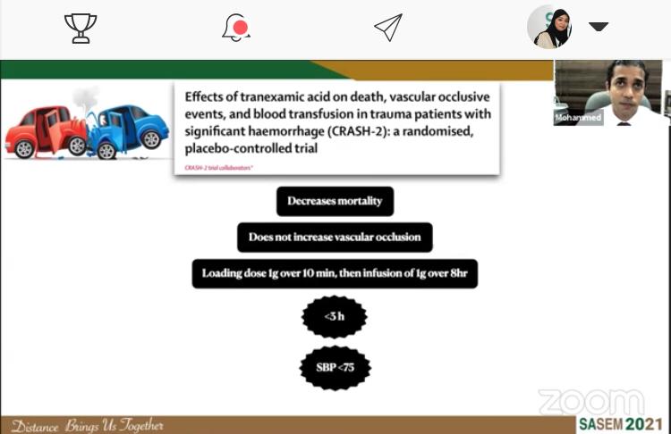 who_else19's tweet image. Thanks @mohdessa for highliting when to use Tranexamic acid in emergency situations @PemSasem @sasem2021 #SASEM2021