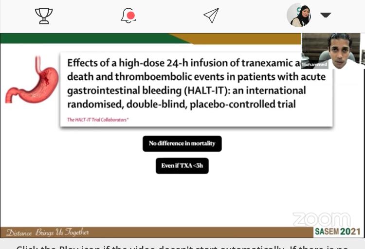 who_else19's tweet image. Thanks @mohdessa for highliting when to use Tranexamic acid in emergency situations @PemSasem @sasem2021 #SASEM2021