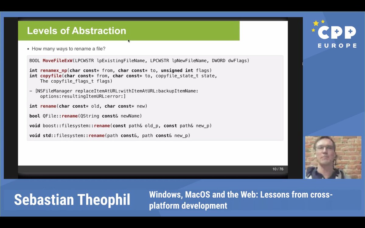 mozaicworks's tweet photo. Thank you, Sebastian Theophil for sharing the lessons learned from cross-platform development #cpp #cplusplus #PassionForCoding https://t.co/foZWzW2E1A https://t.co/sAJWspi3JU