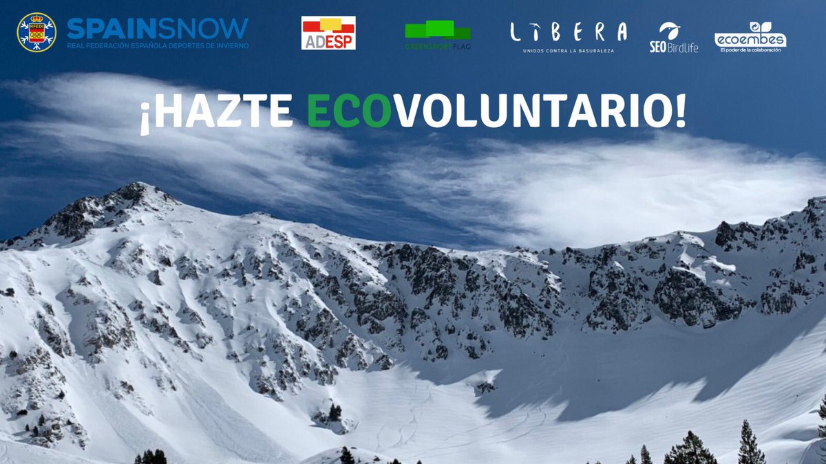 rfedinv's tweet photo. 📢 ¿Quieres ser #EcoVoluntario con la #RFEDI para el #ProyectoLibera? 

♻️ ¡Ayudamos a reducir la huella de #basuraleza de nuestras montañas!  

Ahora más que nunca los #deportesInvierno comprometidos con el medio ambiente con @depespana https://t.co/dau5oee6L2