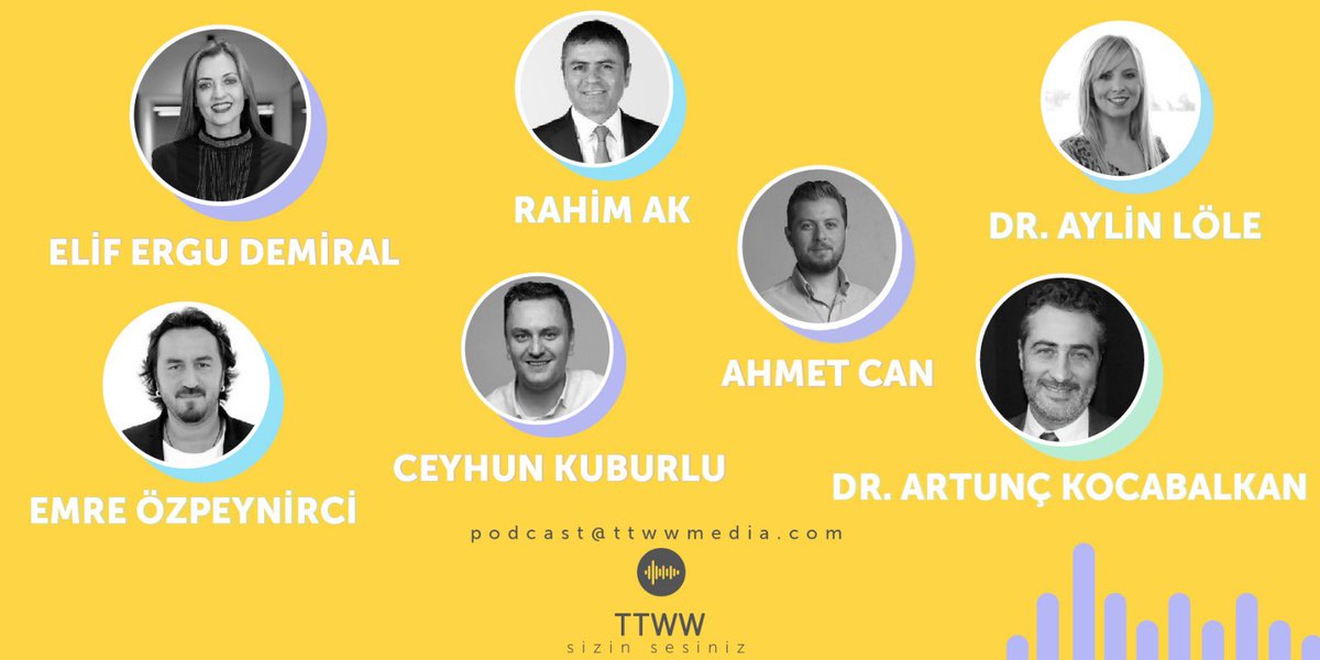 TTWW_Media's tweet photo. Dinleme çağında Türkiye’nin ilk podcast ajansından hepinize Merhaba! 
Podcast kanalınızın kurulumu, içerik yönetimi ve program moderasyonları ile birlikte olacağız.
@eozpeynirci 
@artunckocabalkn 
@sadeceRahimAk 
@ahmetcan 
@CeyhunKuburlu 
@bellek_kutusu 
@ElifErguDemiral https://t.co/35suXQRWAW