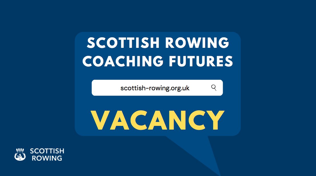 We are delighted to announce an exciting opportunity for a retiring or recently retired performance athlete to join the Scottish Rowing performance coaching team for a two-year period as part of the Coaching Futures programme! Find out more 👉 bit.ly/2P8x509