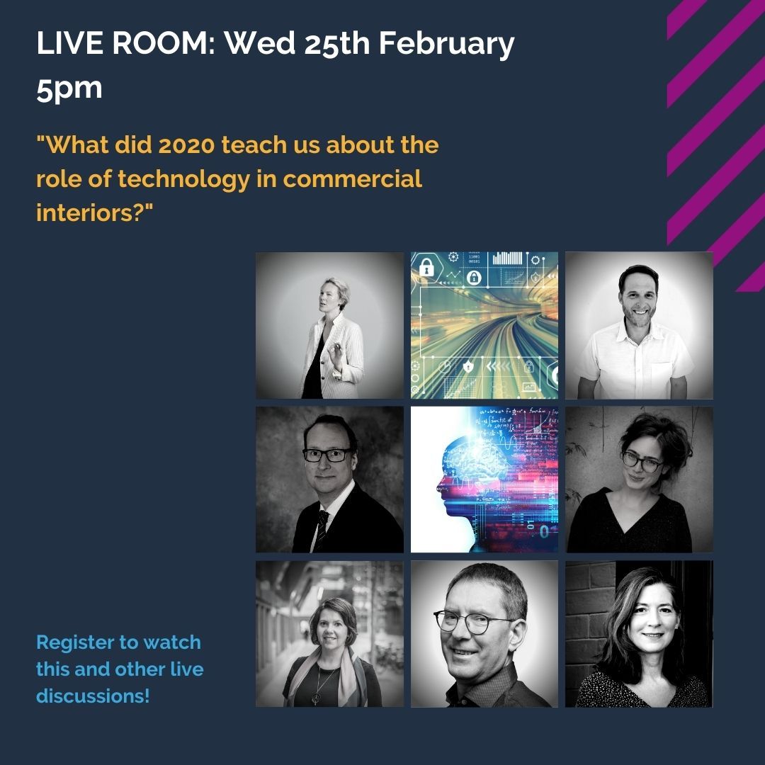 What did 2020 teach us about the role of technology in commercial interiors? <a href="/RoseHaslem/">Rose Haslem</a>, director at <a href="/WeAreSpacelab_/">spacelab_</a>, will be discussing the potential that technology offers within the workplace as part of <a href="/TheVIEvent/">The Virtual Interiors Event</a>. Register here: thevievent.com