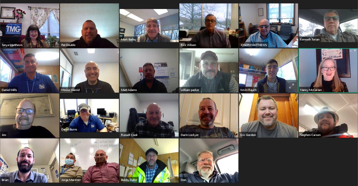 TMGsWorld's tweet photo. Twice a year, TMG hosts a meeting of our Superintendents & Foremen. Our field teams are TMG's backbone and we work hard to create opportunities for open communication, idea sharing, and training for these key team members. #TMGBuilds #theTMGWay #SuperMonday #Safetyfirst https://t.co/aWuJB4Br7N
