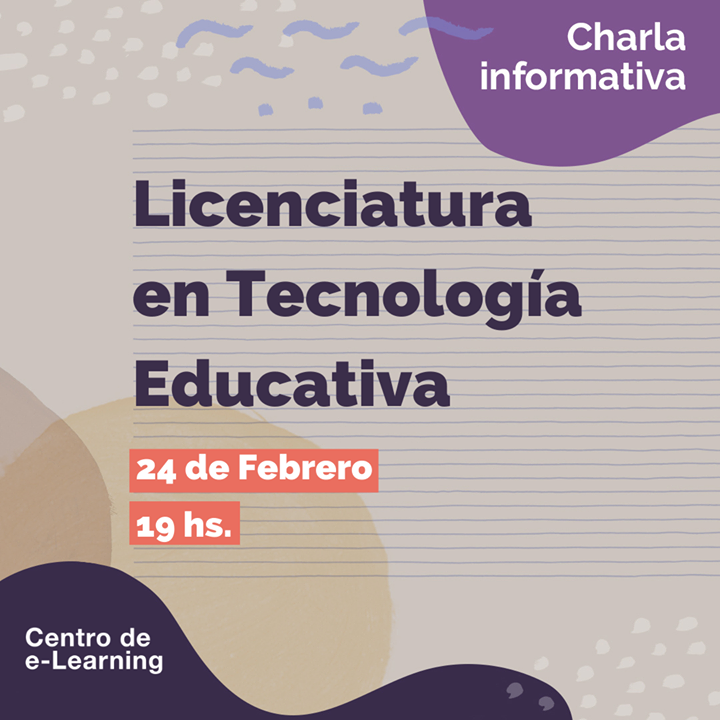 tec_educativas's tweet photo. Te invitamos a conocer más sobre la Licenciatura en Tecnología educativa, sus condiciones de ingreso, modalidad de cursada, plan de estudio y formas de trabajo.

📢 Charla informativa gratuita
💻 Inscripción online
🎯 Cupos limitados

Más información en https://t.co/5feJKz46Me https://t.co/DEDHakPUIs