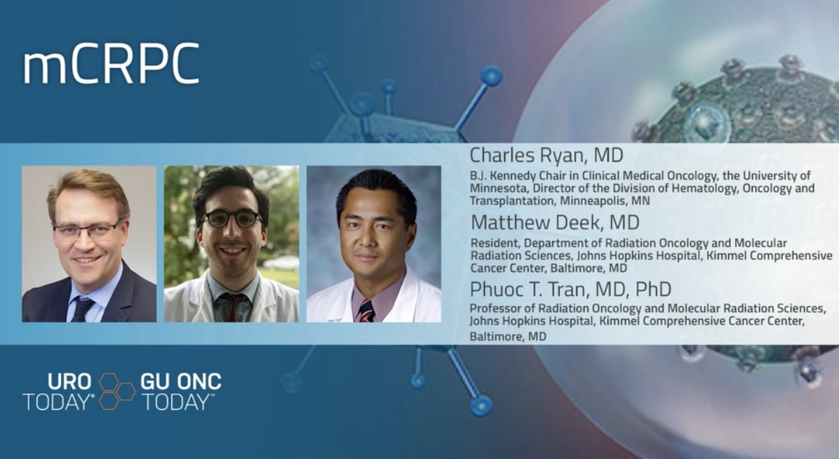 The mutational landscape of metastatic castration-sensitive #ProstateCancer. @matthewdeek & Phuoc Tran, MD, PhD @HopkinsMedicine join @charlesryanmd @UMNCancer to discuss their recent paper published in @EUplatinum. #WatchNow on UroToday > bit.ly/2ZEXMvd