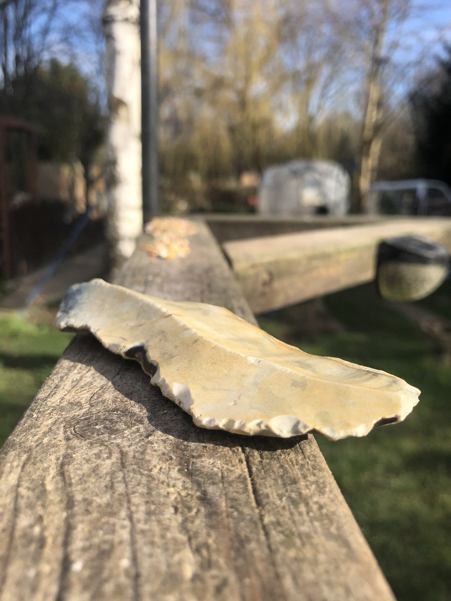 underthemudd's tweet photo. Now this is a incredible find ,This is a Neanderthal backed knife tool that I found pretty much stepping out of the car on new permission,It is a mind blowing 40-60 thousand years old and made by a different human species!  #metaldetecting #flint #neanderthal #flinttool #old https://t.co/XHRJYb9n7g