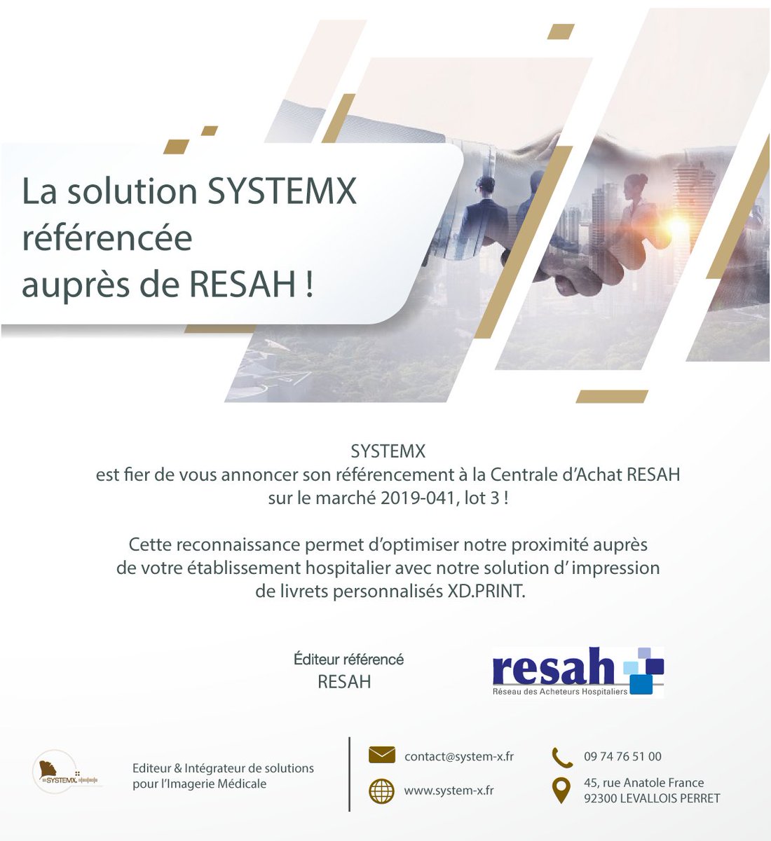 _System_X_'s tweet image. La solution XD.Print référencée auprès du RESAH ✅

#centrehospitalier #resah #centraleachat #impression #XDP #radiologue #santé