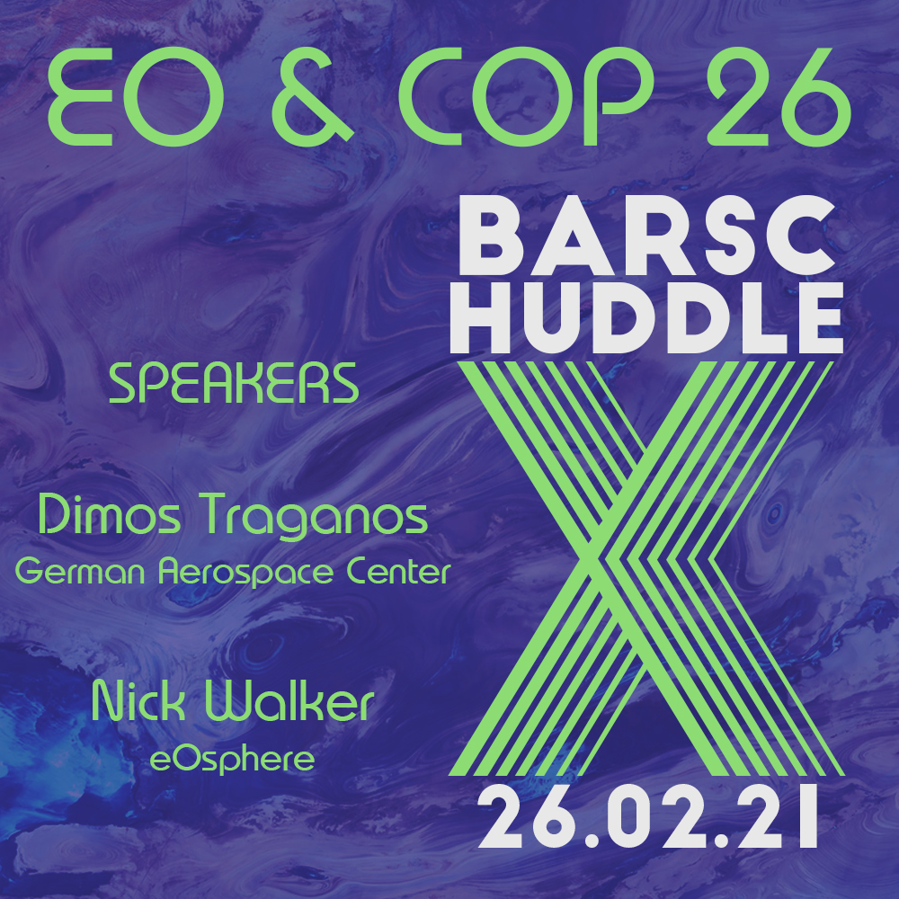 BARSC (@barsc_eo) on Twitter photo Come & explore with our #BARSCHuddleX speakers from
<a href="/eOsphereUK/">eOsphere Limited</a> & <a href="/DLR_en/">DLR - English</a> how #earthobservation can impact the #ClimateCrisis.
Reserve your place here: bit.ly/3pLJfZk
#environment #remotesensing #science #space #aerialphotography #drones #COP26 Come & explore with our #BARSCHuddleX speakers from
<a href="/eOsphereUK/">eOsphere Limited</a> & <a href="/DLR_en/">DLR - English</a> how #earthobservation can impact the #ClimateCrisis.
Reserve your place here: bit.ly/3pLJfZk
#environment #remotesensing #science #space #aerialphotography #drones #COP26