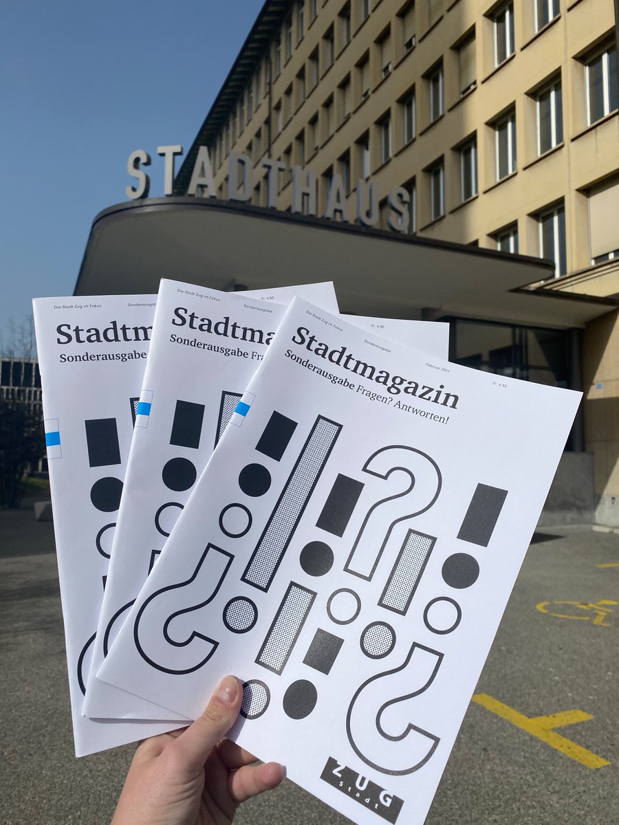 Das neue Stadtmagazin ist da! In dieser Sonderausgabe beantworten wir vielen Fragen, die wir im letzten Jahr gestellt haben. 

Das Stadtmagazin jetzt online lesen: bc-v2.pressmatrix.com/de/profiles/0f… 

#stadtzug #stadtmagazin #fragen #antworten #sonderausgabe #umfragen #studien #mitwirkung