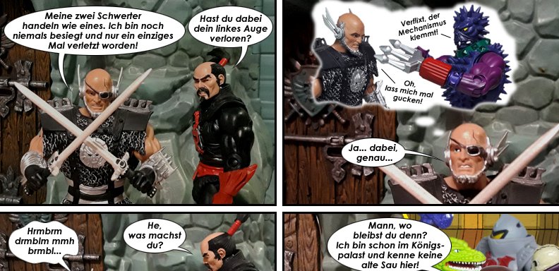 PlanetEternia's tweet photo. Auf Messers Schneide (#MotU #ToyHumors #640)

Noch immer lauern Ninjor und Blade vor Grayskull auf die Masters. Aber warum wird Blade plötzlich so meditativ? Das erfahrt ihr in Teil 7 von "Das Geheimnis der schwarzen Irrlichter": https://t.co/c6Csi9sqQh #MotUtainment https://t.co/8VLXcWxigW