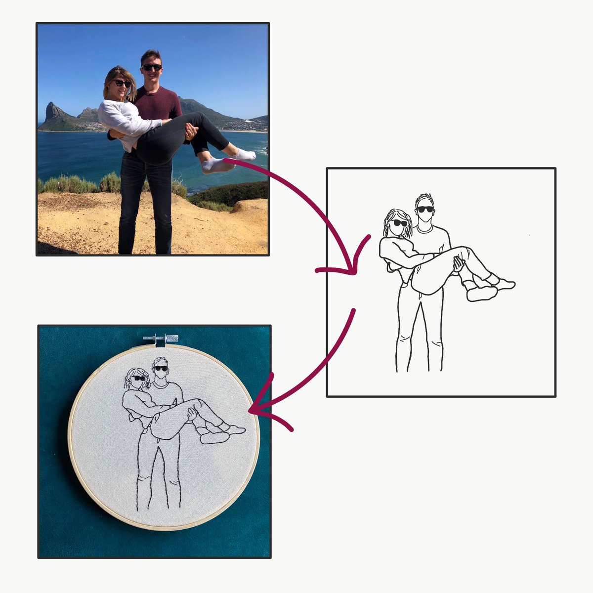 Type1Elle's tweet photo. My new Etsy embroidery shop! I’ll take requests for line art embroidery 😊https://t.co/I87ucZi0JF 

#etsysellers #embroidery #dogsoftwitter #CatsOfTwitter https://t.co/WpCMpPVd5y