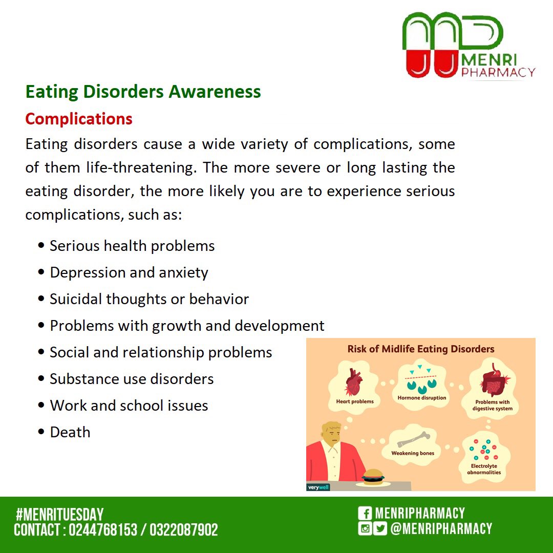 #MenriTuesday

#EatingDisordersAwareness