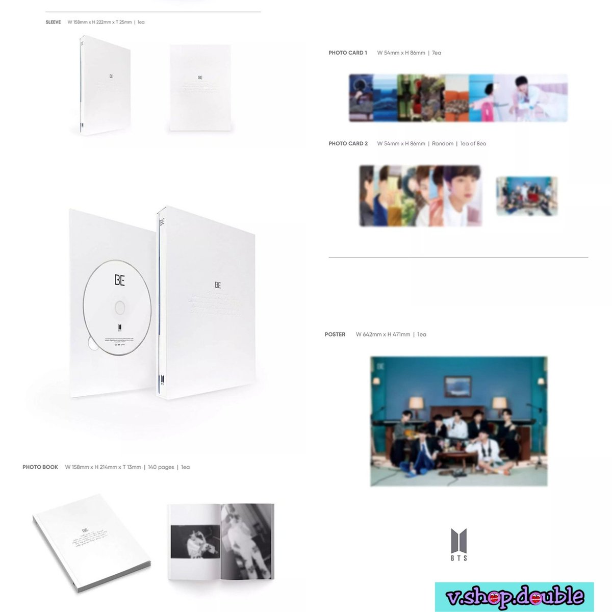 พรีมี่บอม1390&พรีหิ้วเกาหลี🇰🇷/V.Shop.Double tweet media