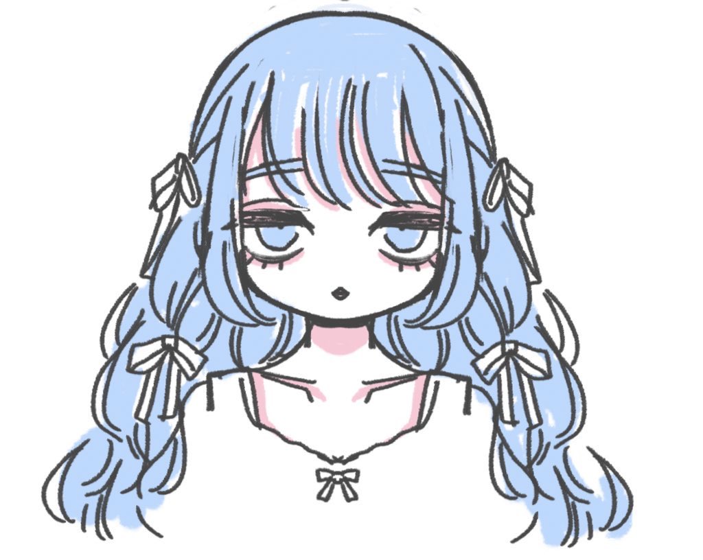 前髪薄いの可愛いよね って話 Miloli 5 5 D47bのイラスト
