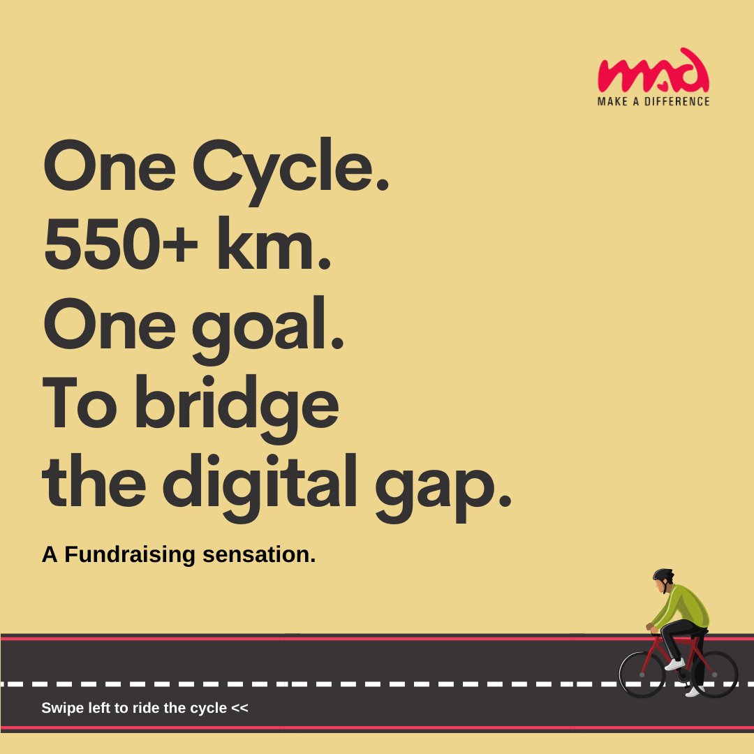 makeadiff's tweet photo. When one can ride a bicycle, support the cause in a small way they can, then show us the route, air up our tires. 🚴🚴‍♀

Huge appreciation for Manu and the aftercare team for making it possible. ❤️

#PedalTheCause #OneBigMAD https://t.co/7FxRrRtAZg