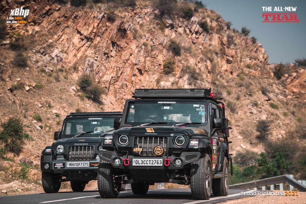 Mahindra_Thar's tweet photo. A road trip of a lifetime! @xBhp is all set to go on a journey around the country with 2 #TheAllNewThar to meet the biking community across the country.

Follow #RoadTripUnited2021 with the #xBhpFamily to know more about their epic journey!
 
#MahindraThar #xBhp #TheBikersCar https://t.co/8eFOsbsWmD