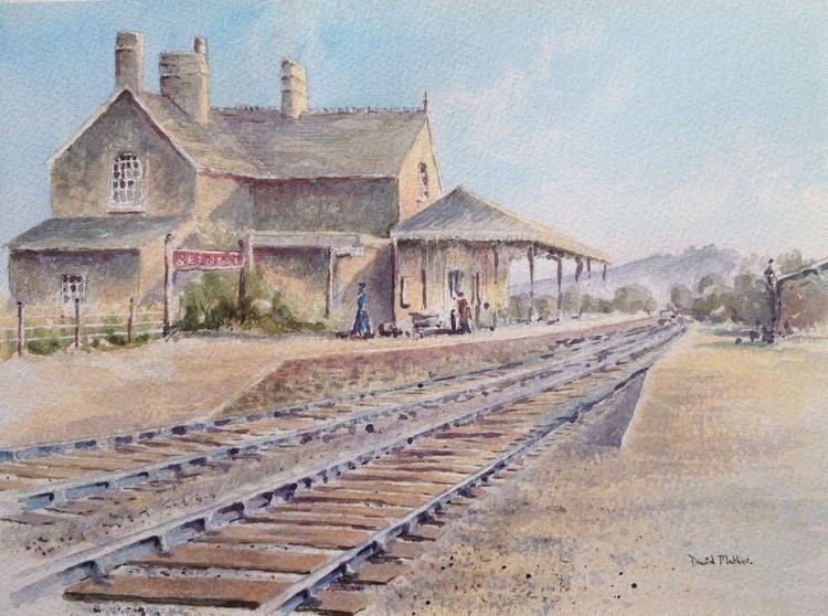 Art2Arts's tweet photo. Can anyone remember  Brentor Station in #Dartmoor? Our #artist  David Mather @davidmatherart1 decided to #paint it: https://t.co/ChUM1nNAkU

#watercolour #art #artwork #painting #watercolourist #landscape #railway #architecture #traditional #realism https://t.co/3ZrfFDKYBJ