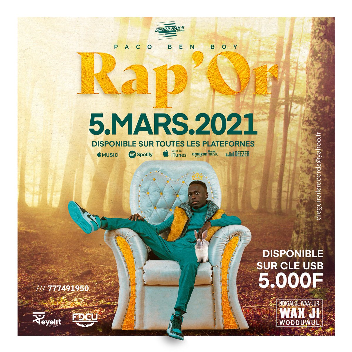 Dissconnexion's tweet photo. Voici l'affiche officielle de l'album @pacobenboy_official #Rap'Or .
Design & photo by Me & @eyelit_studio
DA : @sheribu_
Client : @dieguirails
#thecreativekogn #coveralbum #cover #rapglsen #photography #logodesign #design #galsencreative #inspiration #creative #kebetu https://t.co/2Ru3RNQVZw