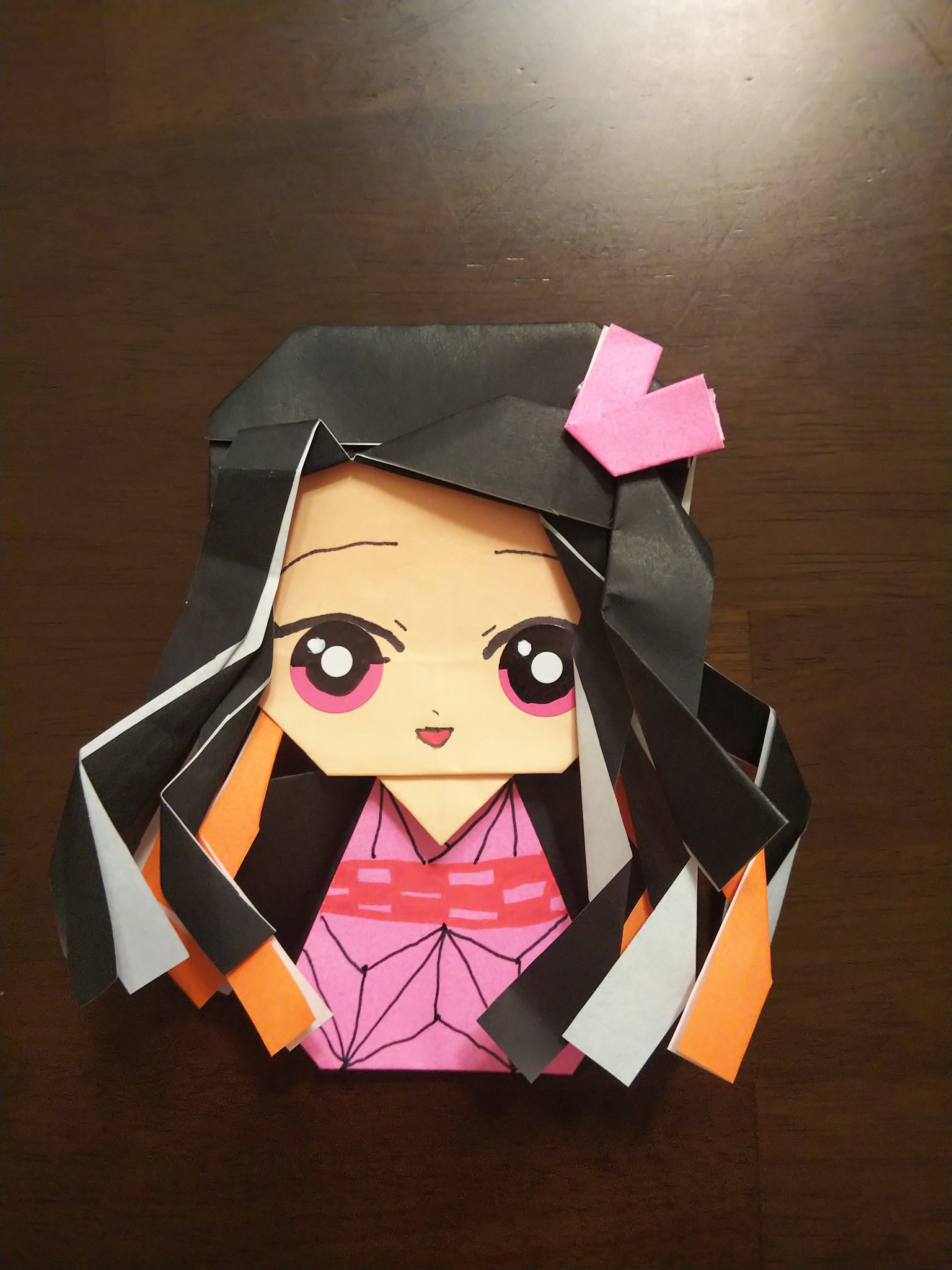 ぽちぞお お絵描き頑張り中 息子の鬼滅折り紙シリーズ 善逸 ギィャァァア 可愛い 人間に戻った禰豆子ちゃんも凄く可愛いよ 早く俺のところへ嫁いでおいで 鬼滅の折り紙 T Co Jjvimrinff Twitter
