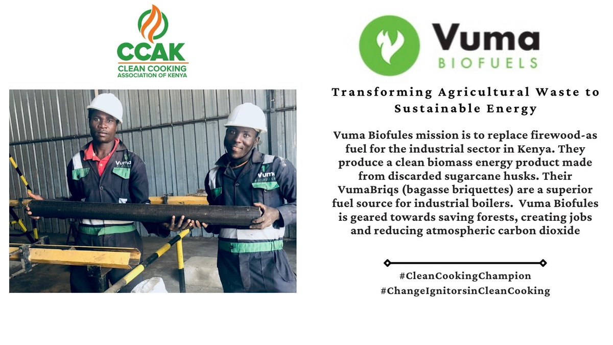 CleanCookingKe's tweet photo. Firewood consumption is the driving force behind the rampant deforestation in Kenya and East Africa. Creating alternatives to firewood is a key part of the solution. @VumaBiofuels aims to save two million trees in Kenya by 2022.
#CleanCookingChampion
#ChangeIgnitorsinCleanCooking https://t.co/MlEq96Y4km