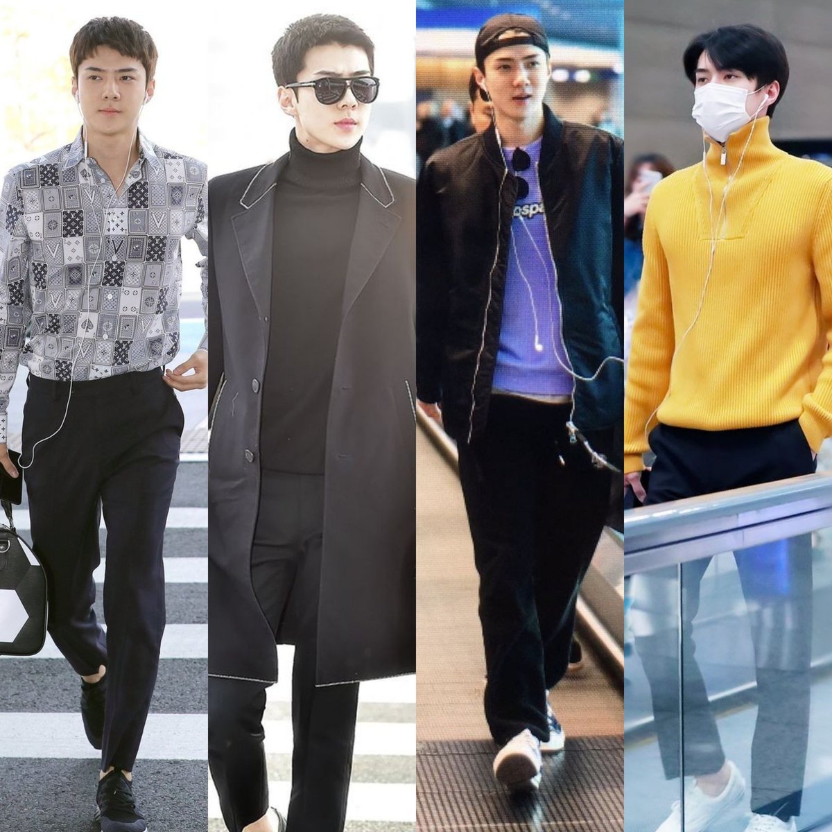 sechanarchive's tweet photo. #EXO_SC's airport fashion https://t.co/ZCSckkFbBz
