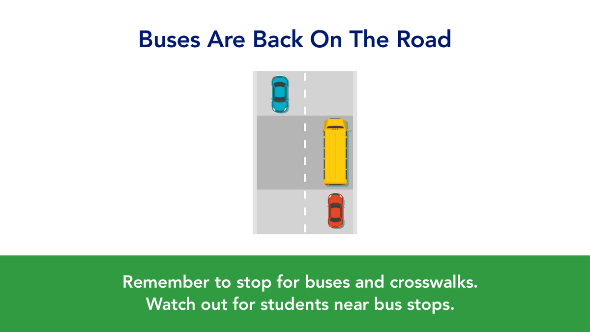 Please keep an eye out for our young walkers and bus riders who are returning to classes today.  #fcpsready