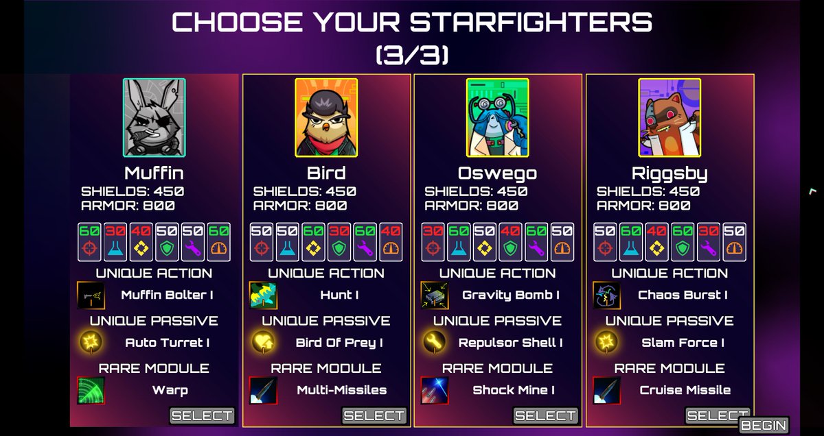 Now... that's a character select screen.