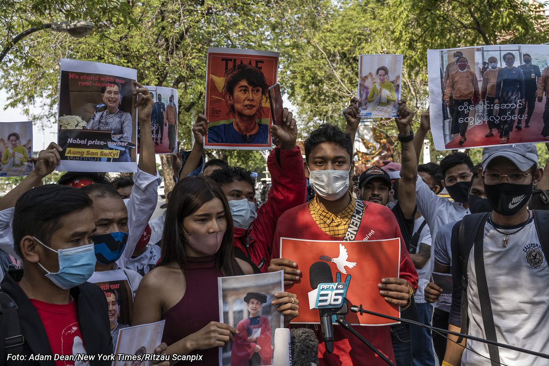 - Kirkerne er under pres. Præsterne i Myanmar har haft uanmeldt besøg af militæret, der har beordret dem til at fortælle deres menigheder, at de ikke må ytre sig, skriver <a href="/danmissiondk/">Danmission</a>'s generalsekr.
#dkaid #Myanmarcoup #dkmedier #folkekirken
Læs mere: fal.cn/3dzyM