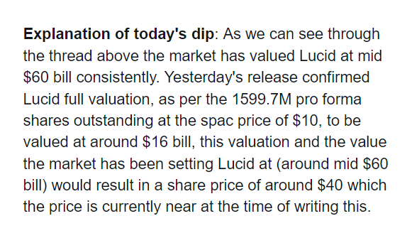 stonkdaddy123's tweet photo. $CCIV - 23/3/2021 - Explaining the dip (See thread above)
Pro forma market cap analysis: https://t.co/TkZ7Pg7V3T